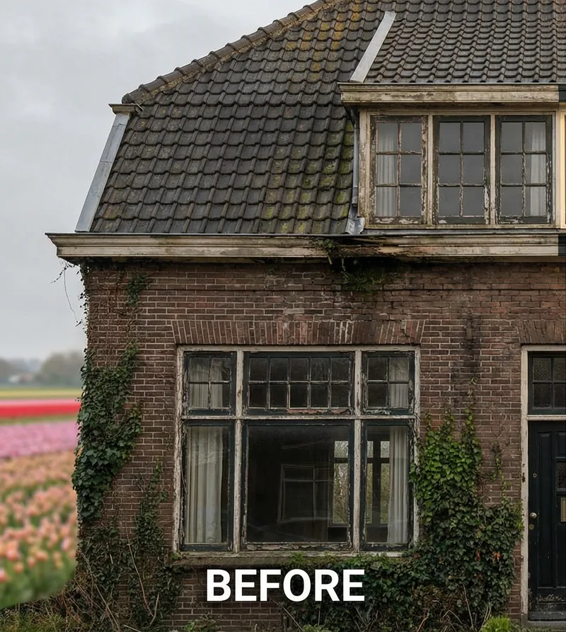 Voor renovatie
